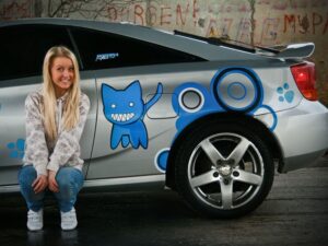 Russian girls and cars