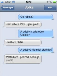 Leżę Sobie I Jem Płatki