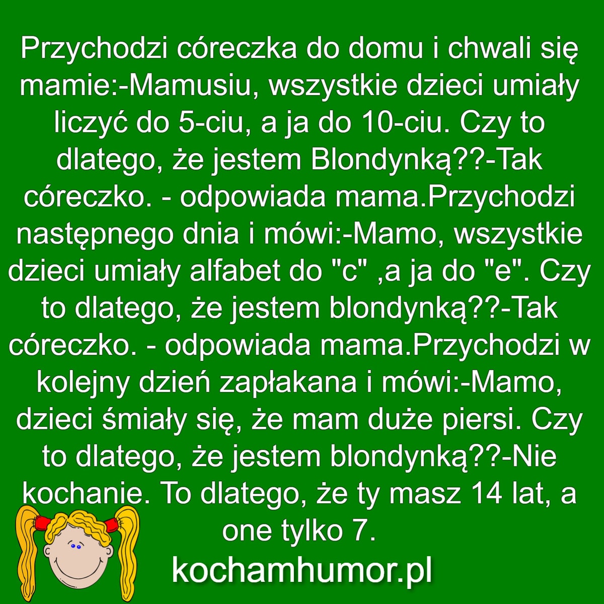 Wyedukowana Blondynka