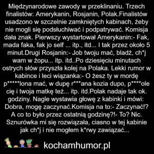 Międzynarodowe Mistrzostwa W Przeklinaniu