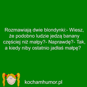 Dowcipy kochamhumor.pl Blondynki