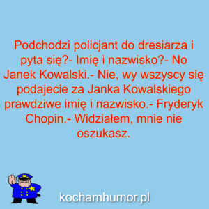 Dowcip kochamhumor.pl Policja 1