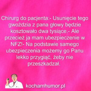 Dowcipy kochamhumor.pl Lekarze 1