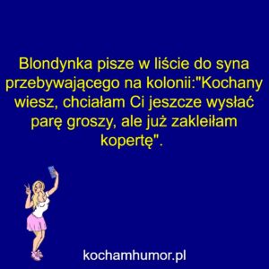 Kochamhumor.pl Blondynka kawaly