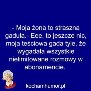 Dowcipy kochamhumor.pl Tesciowa