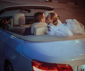 Car wedding bride 7716548